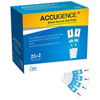 AccuGence GDH Glucose Test Strips